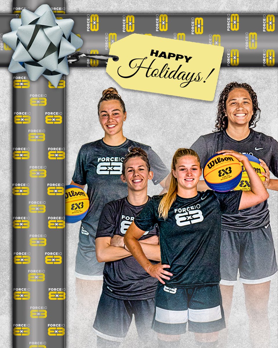 Force10_3x3's tweet image. Happy Holidays Force 10 fam!❄️🎁🤗