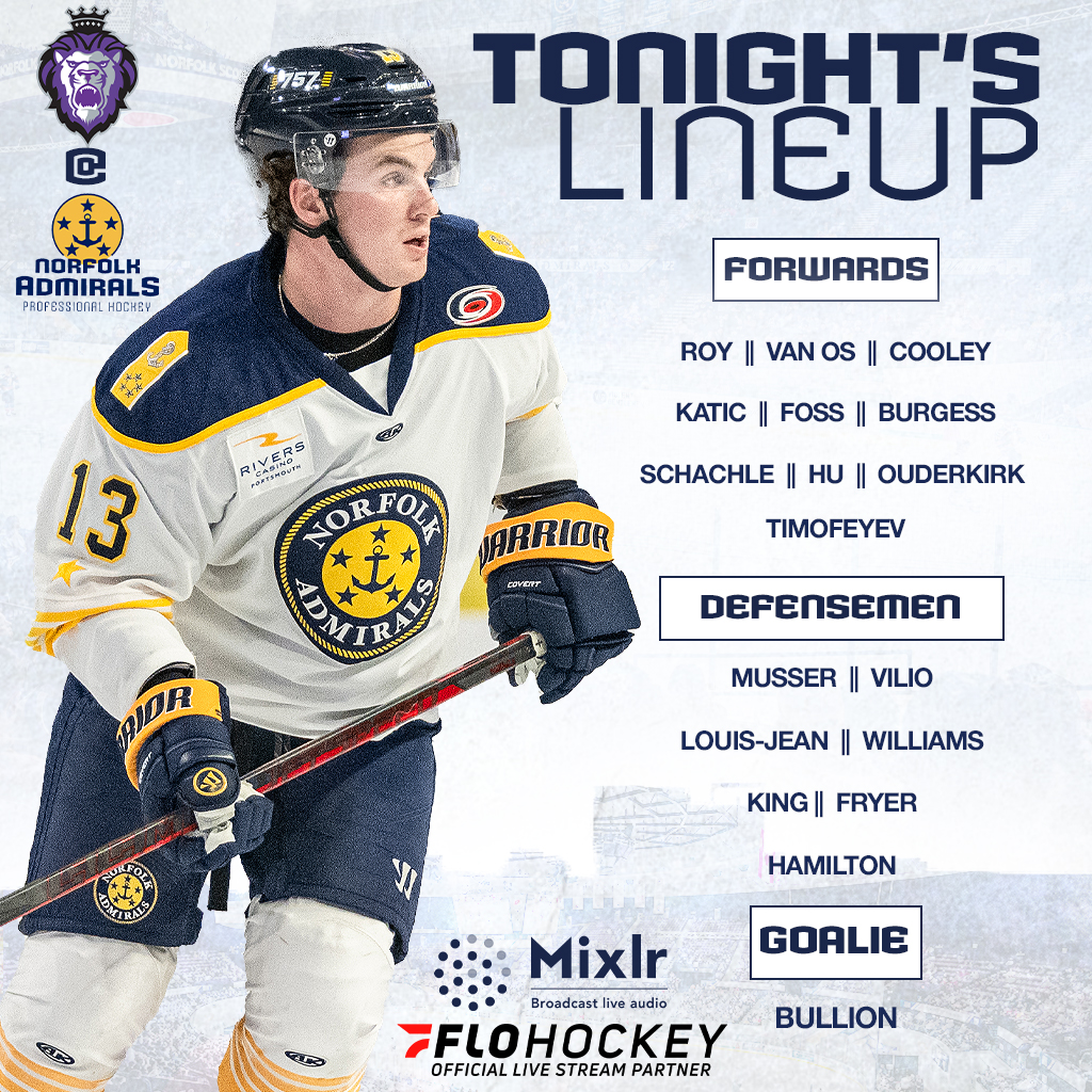 Norfolk Admirals on Twitter: "Tonight's squad READY. 📺 http://flosports ...