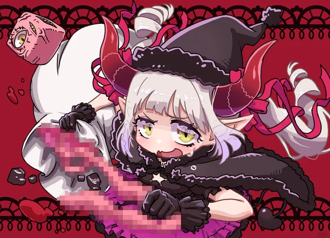 ブラックサンタえまおうがすとさん。#えまの絵馬 