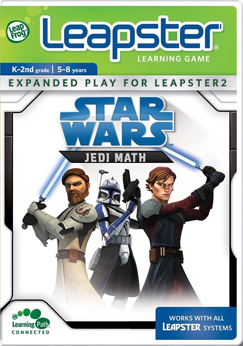 TsakuraWataame's tweet photo. Next game is โStar Wars: Jedi Mathโ! #Leapster https://t.co/ncpLeV5OYG