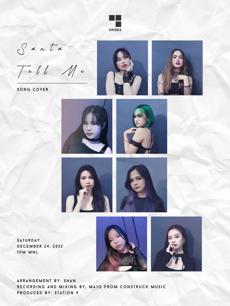 station9_ph's tweet photo. [SONG COVER] Ariana grande - Santa Tell Me by Station 9 Girl Trainees

Premiere link:
📌https://t.co/rxhlRpiMXG

#ppoprise #ppopgroup https://t.co/lYehNYhKfO