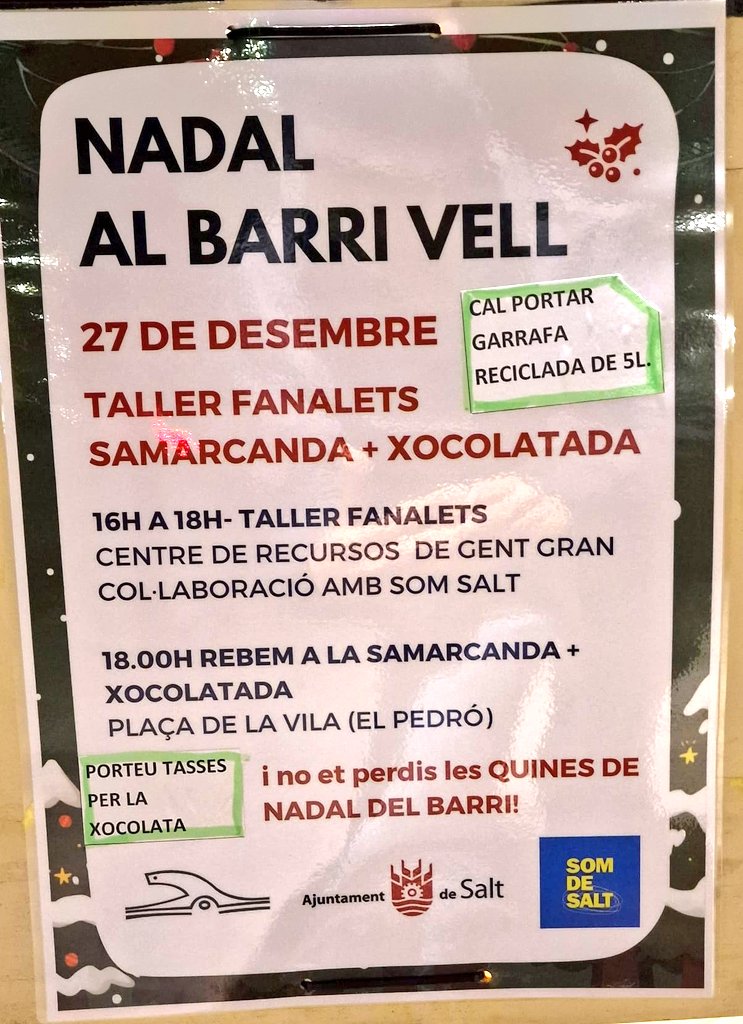 Associació de Veïnes i Veins Barri Vell de Salt tweet media