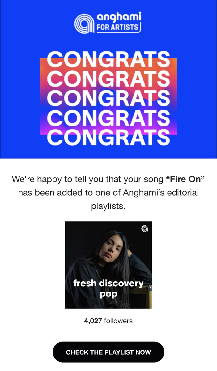 Mereshas's tweet photo. Thanks to @anghami for this kind present right before holidays‼️

Check who is at spot #7 on this cool playlist 🎵
https://t.co/ro3pZSOlDT

����@AnghamiCare @Anghami4Artists @Anghami4Brands https://t.co/sYhTqHi6Yi