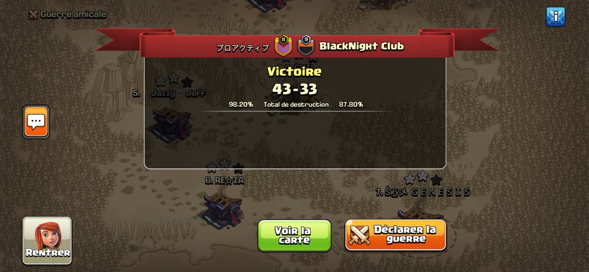 Week 3 against <a href="/BlackNightClub4/">Black Night Club</a> 
Nice win <a href="/3Fcoc/">French Family</a> monolith