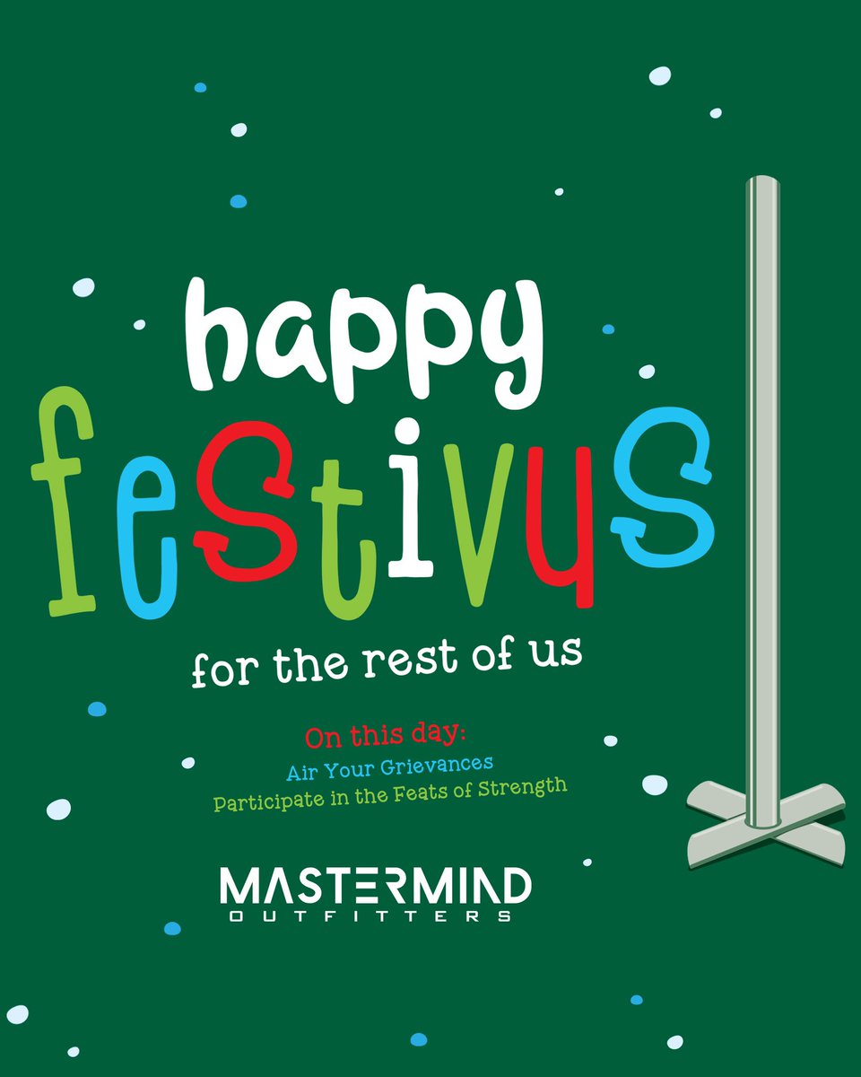MasterMindFits's tweet photo. Happy Festivus!!!! How are you celebrating the holiday? 😂
•
#WDW #festivus https://t.co/HzEgn5r8Xs