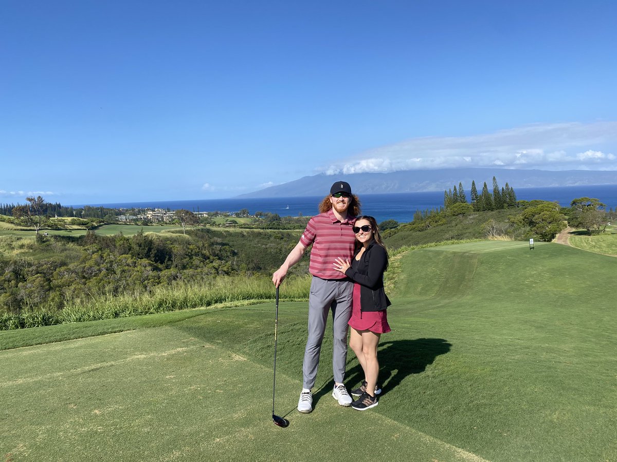 d_maydabeast's tweet image. Honeymoon golf hits different ⛳️