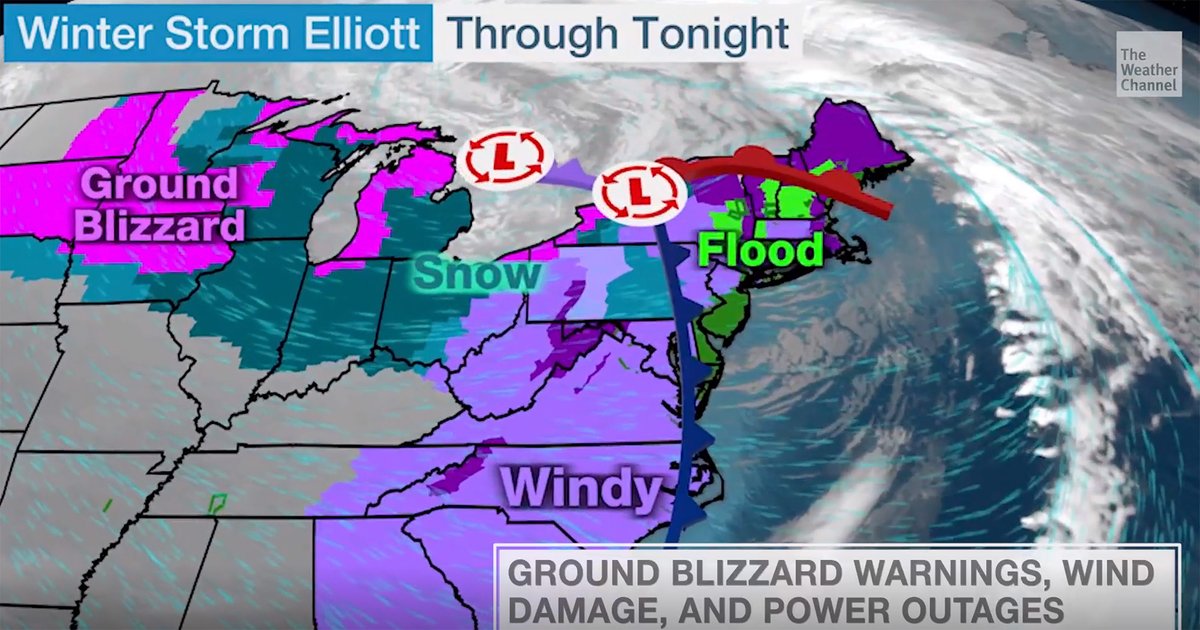 Damage from Winter Storm Elliott can be felt across the country. Locally, areas are experiencing are power outages &amp; temperatures are plummeting. We will be available throughout the holiday weekend if you are in need of water removal &amp; property restoration. Call Now 877-557-8773