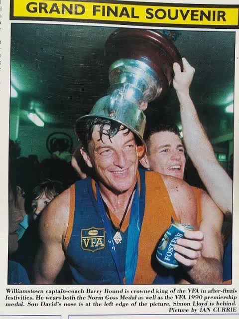 VALE BARRY ROUND

It's with great sadness we share the passing of club legend, Barry Round.

The Williamstown Football Club sends its deepest condolences to the Round family ❤️

READ: bit.ly/3BZsYJ5