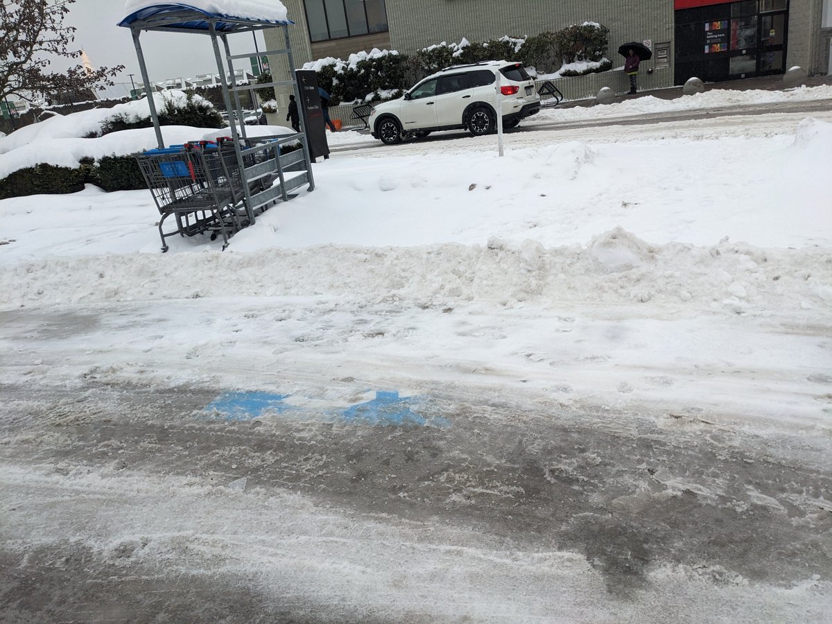 Karin Pasqua 🍁 (@khpasqua) on Twitter photo I get it, the Lower Mainland isn't prepared for snow. It doesn't mean that we abandon accessibility completely. Do better <a href="/ShopGTC/">GuildfordTownCentre</a>
Accessibility fail.
#BCStorm I get it, the Lower Mainland isn't prepared for snow. It doesn't mean that we abandon accessibility completely. Do better <a href="/ShopGTC/">GuildfordTownCentre</a>
Accessibility fail.
#BCStorm