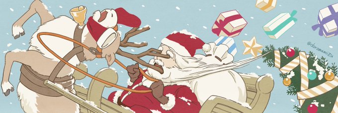 「reindeer」 illustration images(Latest｜RT&Fav:50)