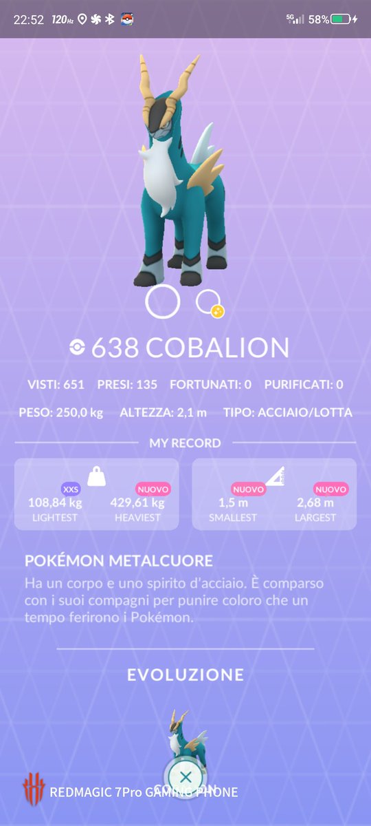 FusaroJohnny's tweet photo. Where Is my hundo ? ๐ฑ๐๐
See u later Cobalion next time i are mine ๐ฅ๐พ
#PokemonGo #Pokemon #PokemonGofriend #Niantic #PokemonGoRaid #NoHundo #PokemonGoapp https://t.co/wVzYAAIUt9