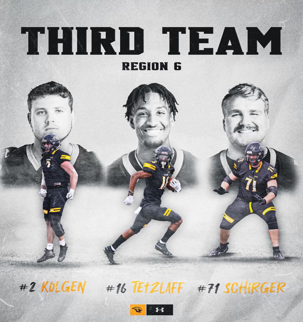 UWOFootball's tweet photo. Hansen Ratings All American/All Region Teams:

National Offensive MVP/1st team AA QB: Kobe Berghammer

3rd Team All Region: Trae Tetzlaff WR, Brandon Kolgen DL, John Schirger OL

2nd Team All Region: Craig Stenbroten DC, Rich Worsell OC

Amazing awards from one of the best in D3! https://t.co/kRINd0OuG1