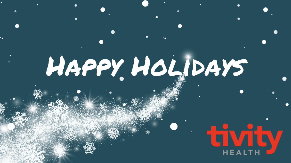 RichardPharmD's tweet photo. I hope everyone has a wonderful holiday season celebrating with their loved ones. On behalf of all of us at @TivityHealth, have a happy and healthy holiday! https://t.co/8IWabCuAd2