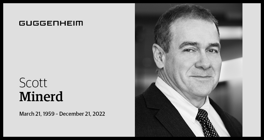 With great sadness, we mourn the passing of Scott Minerd, our leader, colleague, and friend.