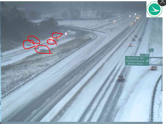 Independence... this is I-77N to I-480 EB.  IPD is asking ODOT to just close the ramp completely, it's just accident after accident after accident there.