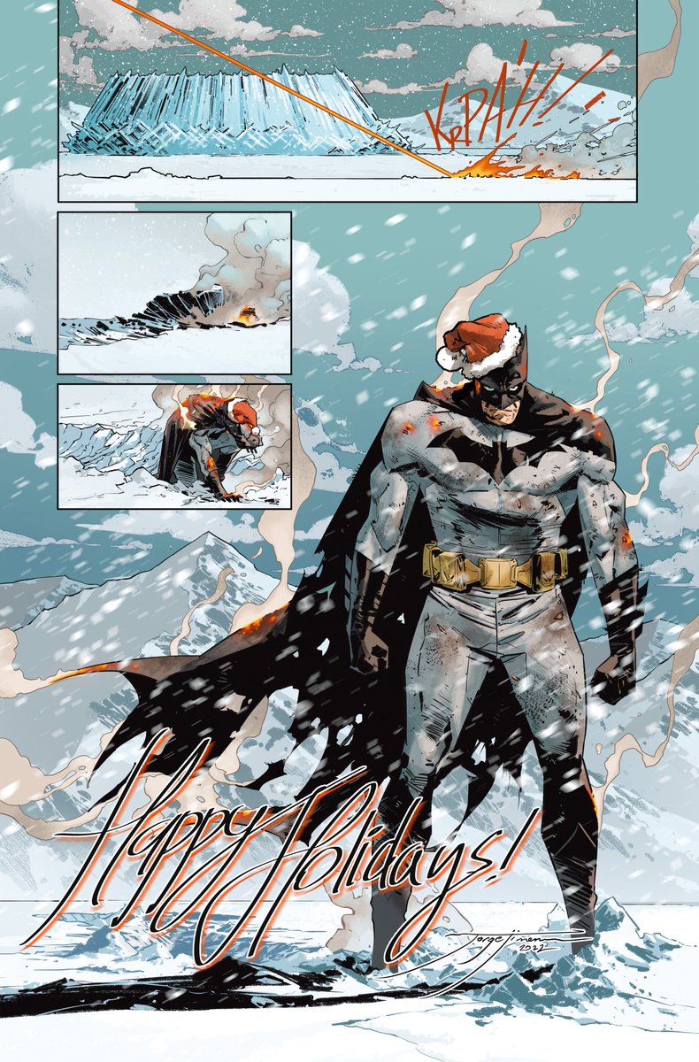 Jorge Jiménez (@jorgejimenezart) on Twitter photo HAPPY HOLIDAYS!  ;)
 #Batman <a href="/tomeu_morey/">Tomeu Morey</a> colors HAPPY HOLIDAYS!  ;)
 #Batman <a href="/tomeu_morey/">Tomeu Morey</a> colors