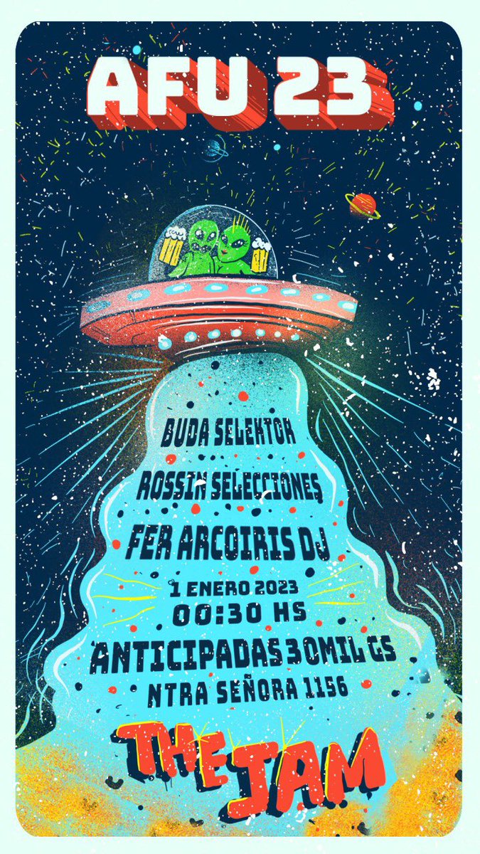 asuvivefest's tweet photo. Año Nuevo en THE JAM
#AFU23 https://t.co/4gj63hoT23