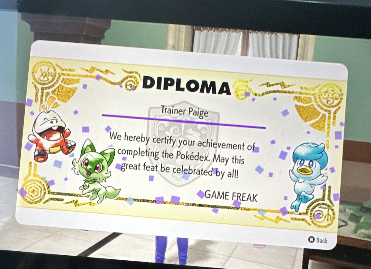 pcatmac1's tweet image. completed my first pokedex today 🥹