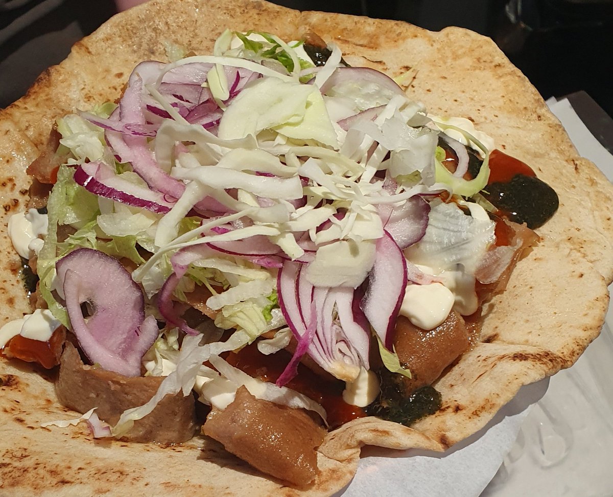 Jimmy The Mower on Twitter "Doner kebab meat, salad, chilli sauce, mint sauce and garlic mayo