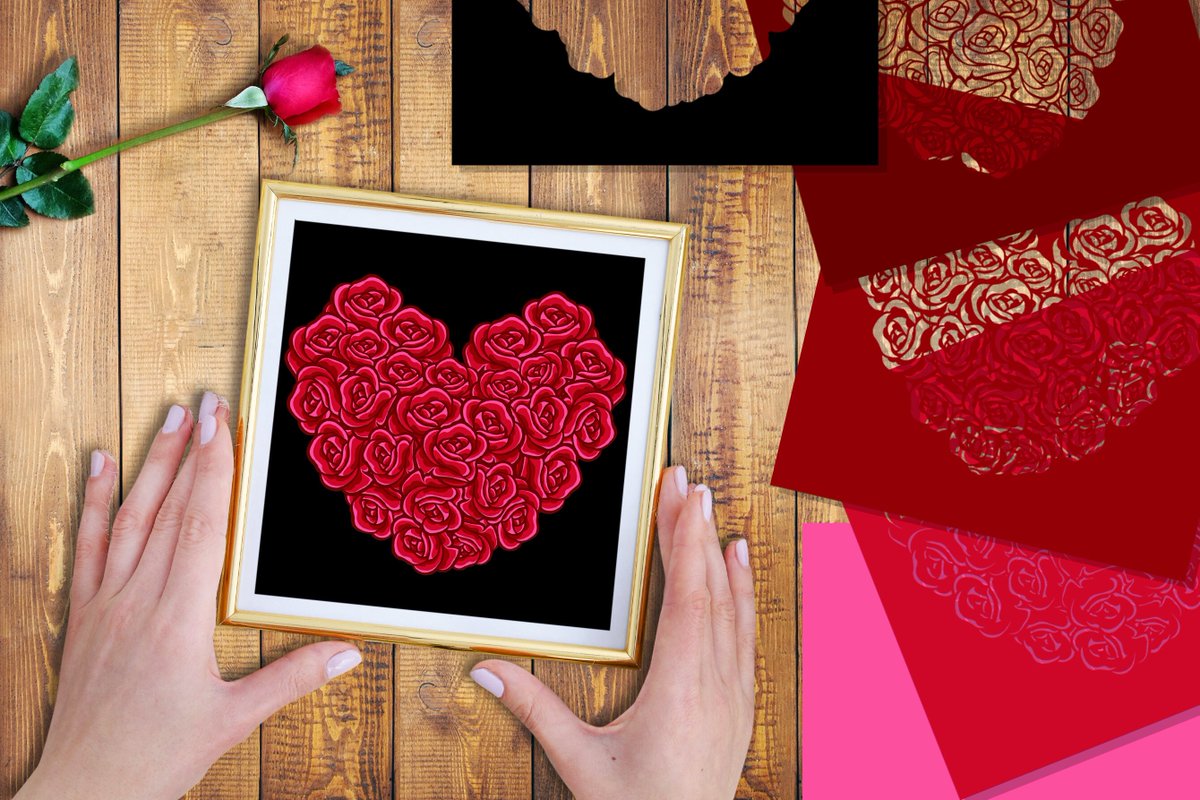 Mandala_Creator's tweet photo. Wow picks! 3D Heart Roses Multi-layered Design Flowers Papercut SVG Clipart Digital Download Creative DIY Projects Cut Files at $6.99 at https://t.co/kK9h4L2SXI Choose your wows. π #PapercutFlower #ValentinesDay https://t.co/3IQwk6Pj3D