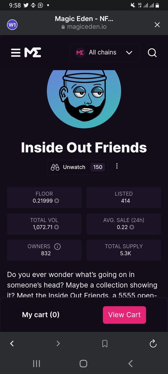 Are you curious about what #NFTS you want to invest with? Check out @InsideOutFrens on  #magiceden and the discord below for more info 
discord.gg/dxQakx3P49
