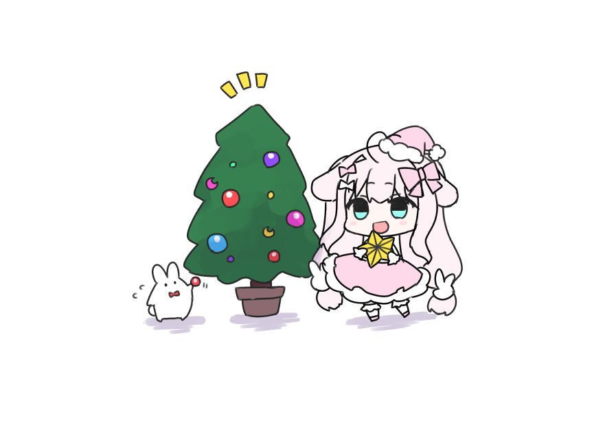 「おはよーごきげんよーつりーかざろーねーおそい…今年の配信は終わったけど夜にチャン」|ゆんちゃ*/お絵描きVtuber結乃りぼん💝のイラスト