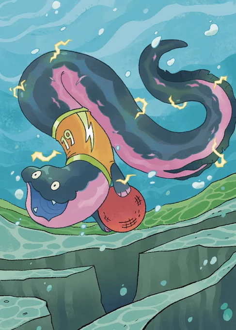 (2/2) lots of monsters but drawing monsters just gives me so much dopamine 