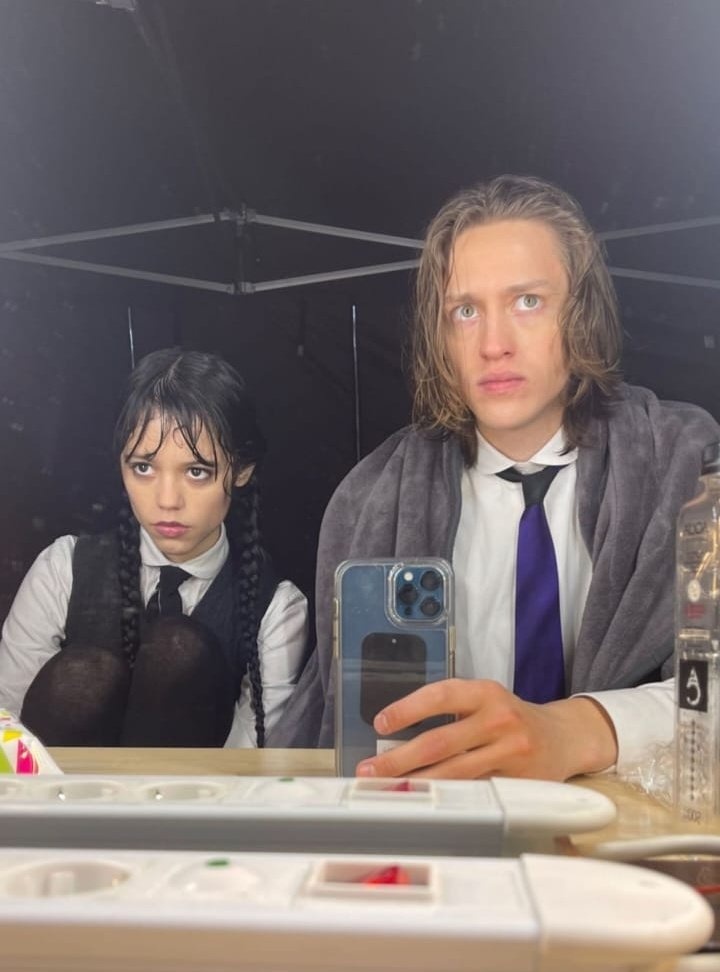 CamposIvanka's tweet photo. #percyhynes #wednesdaynetflix #JennaOrtega 💣🕷 https://t.co/F2pmSpEZWL