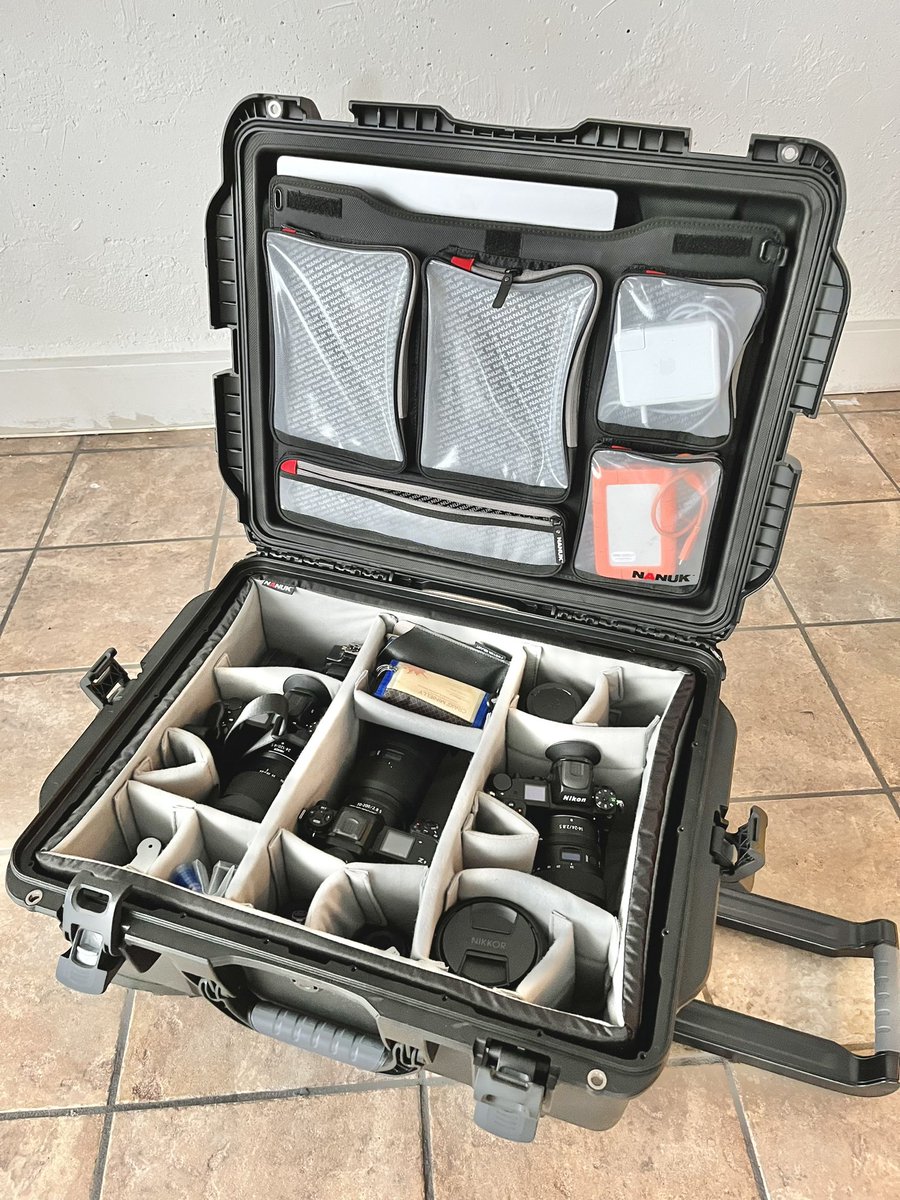 craigminielly's tweet image. Big shout out to @nanukcase for their amazing quality cases - made in 🇨🇦! Here my 955 set up for my film stills work on set, with my three cameras, lenses &amp;amp; laptop all safety stored and organized for easy access in the dark or the usual chaos on set. #cameratips #nikonambassador