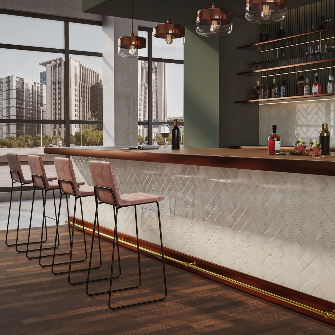 With the same bubbly shimmer as champagne, the Akoya Pearl Patina Glass is the perfect backsplash for any holiday party. This stunning display will definitely put you at the top of the nice list.
#islandstonetile #islandstone #tileadventure #glasstile #pearltile #shimmer