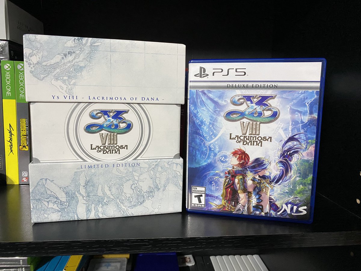 It’s arrived from @NISAmerica !
Ladies and gents, Ys VIII: Lacrimosa of Dana Limited Edition for PS5! I love this game so much 😭 #YsVIII #Ys #LacrimosaOfDana #NISAmerica #Falcom