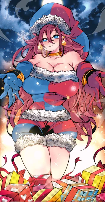 『21/サンタコス』Merry Christmas#DragonBall #android21 