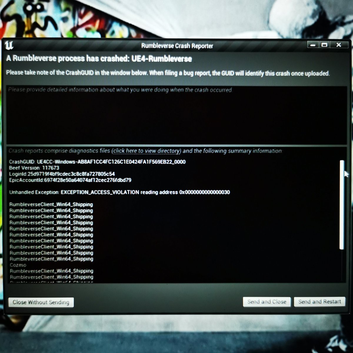 BadlLboss's tweet photo. @RumbleSupport
@Rumbleverse
Cela fait 3 fois que le jeu crash au moment où je clic sur ''L3'' pour récupérer un cadeau de fan, et je n'ai pas le cadeau au relancement du jeu !! J'ai déjà eu le problème la saison dernière et n'ai pas reçu les récompenses non plus !! https://t.co/KqiCyLzTYM