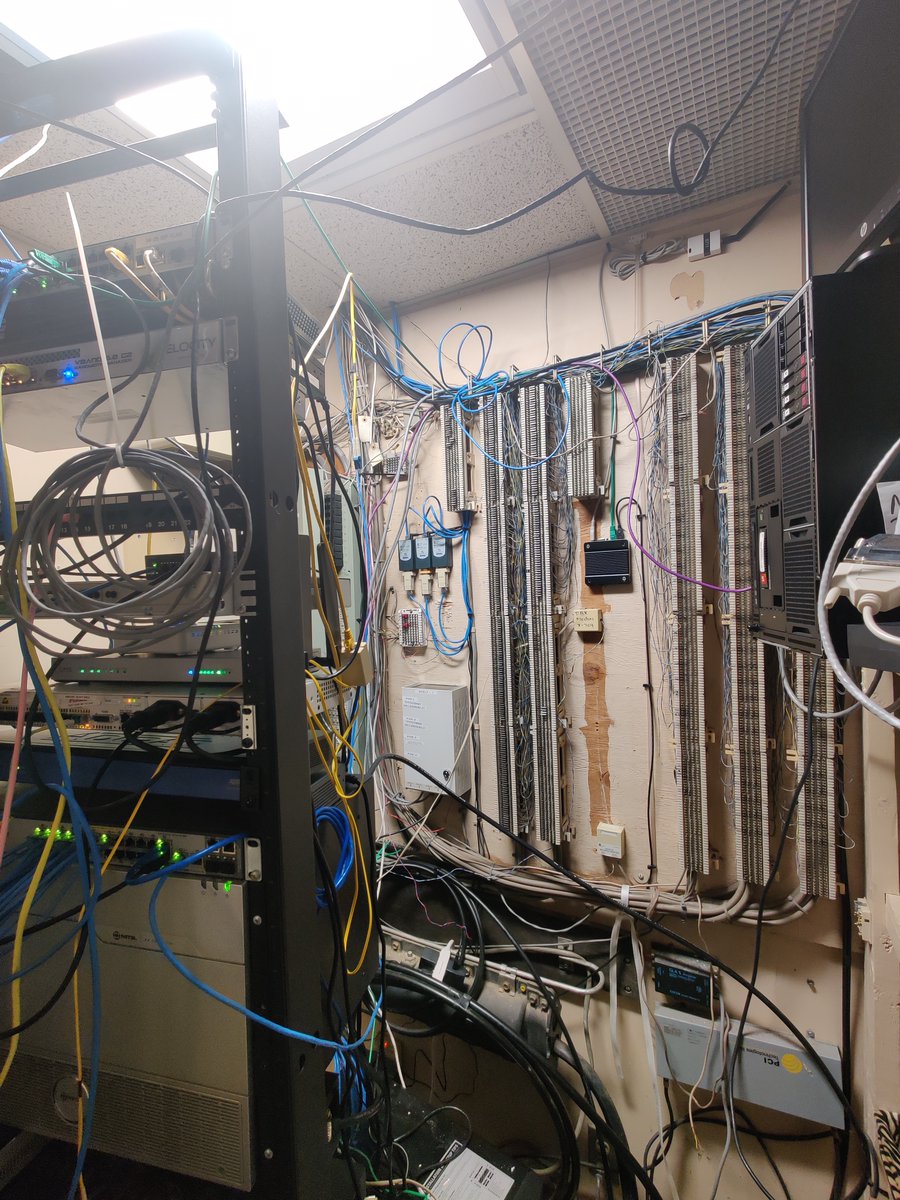 Verified no dial tone at the PBX for all 3 rooms.Worked with support to move the extensions to different ports on the PBX.

#lowvoltagecabling #lowvoltagetechnician #phonesystem #phoneissue #nodialtonePBX #cablingissue #networksystem #networkcabling #internet #connectivity