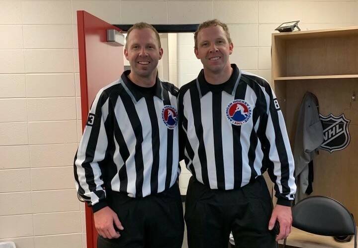 OFFICIATING CHANGE:  AHL linesmen Chad Huseby and Cody Huseby will be filling in on the lines tonight in Edmonton, with originally-scheduled lineys Caleb Apperson and Travis Gawryletz unable to make it due to weather. Tonight's stripes:  scoutingtherefs.com/2022/12/36596/… #VANvsEDM