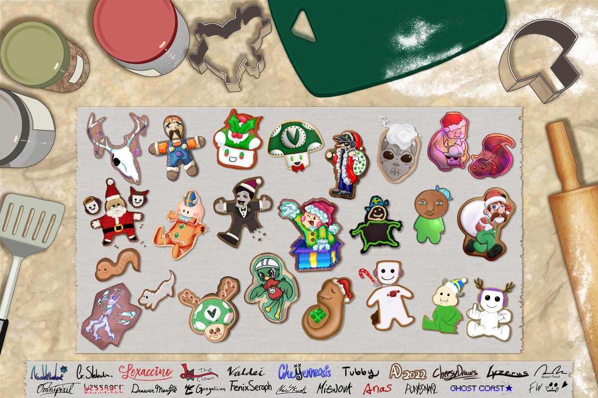 Vinesauce Subreddit on Twitter "Christmas Cookie Chaos Collab! https