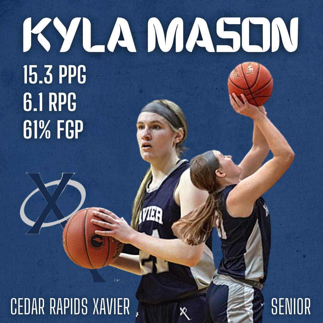 It may be snowing outside, but these Ti hoopers have been making it rain so far this season. ⬇️👀

Senior <a href="/_KylaMason/">Kyla Mason</a> has led the way for the 8-1 Xavier Saints while shooting 61% from the floor! 👏