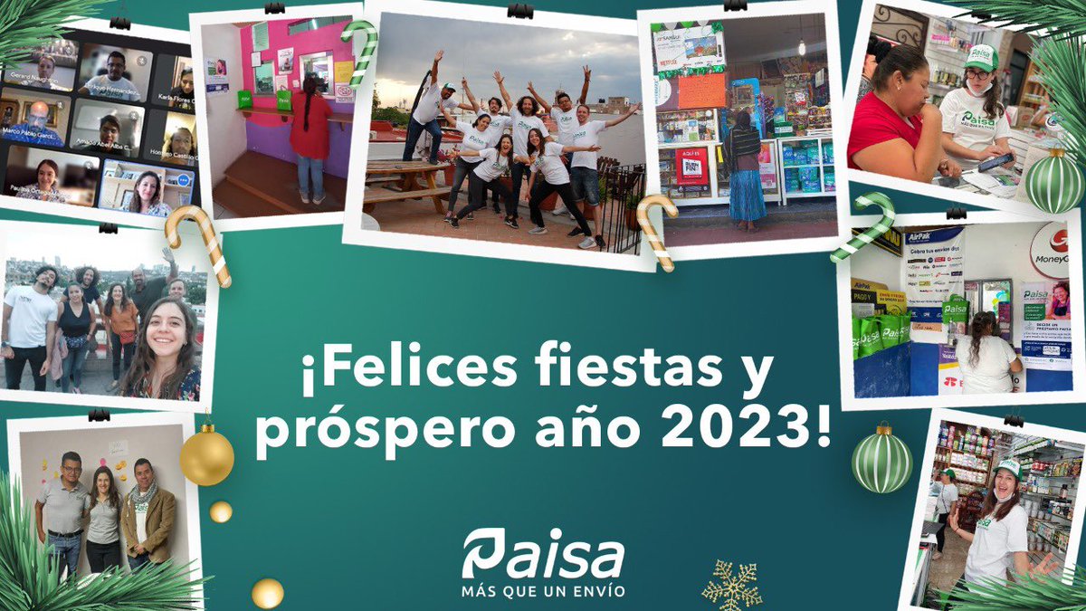 Es tiempo de reflexionar, agradecer y celebrar el camino recorrido. En Paisa les deseamos muy felices fiestas y un gran año 2023. ✨