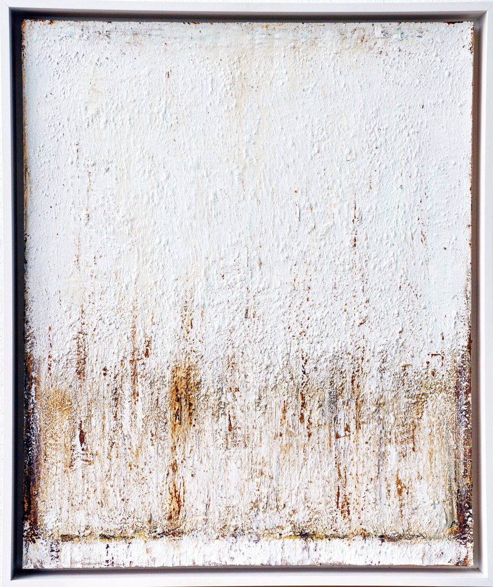 No. 2008, Texture boisée,
Mixed media on paper mounted on wood, 2020,
60x50x3 cm (incl. shadow gap frame) #guidoloetscherart #contemporaryabstract #contemporaryart #zeitgenössischekunst #abstractexpressionism #abstractarts #abstraktekunst #colorfieldpainting #farbfeldmalerei