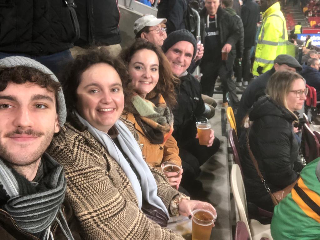 tigglies's tweet photo. A night at the rugby with 3/4 on my children https://t.co/ZWpMav828b