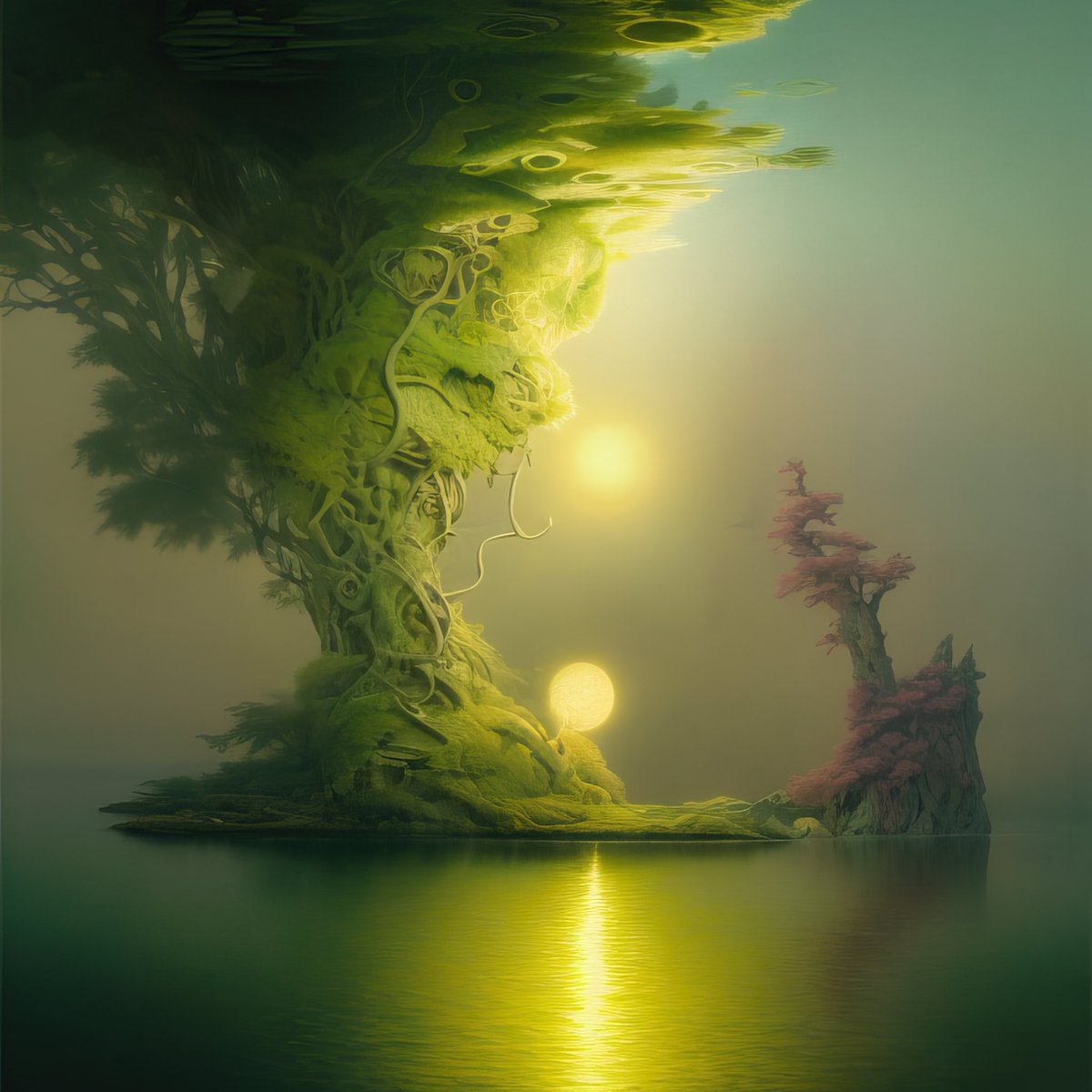 ArcadeKodiak's tweet photo. Additional iterations of “Environmental Synesthesia” // #aiart #surreal #stablediffusion #dreamstudio #digitalart #ai #generativeart #synesthesia #synesthetic https://t.co/FQK3DLZgdr