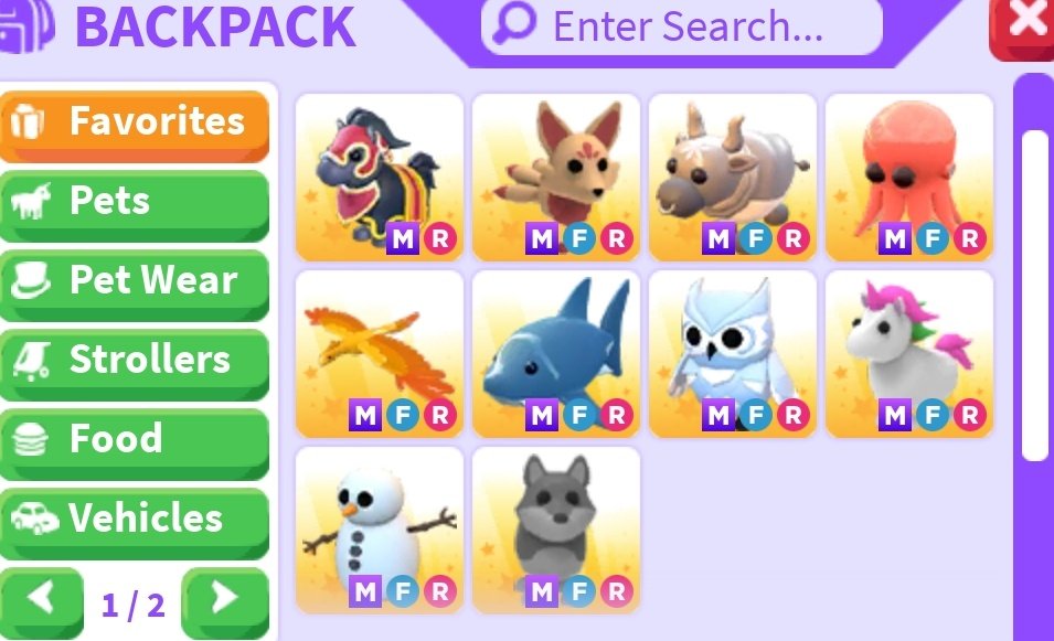 I do Adopt me W/F/L ) on Twitter "PlayAdoptMe ⛄Trading my megas
