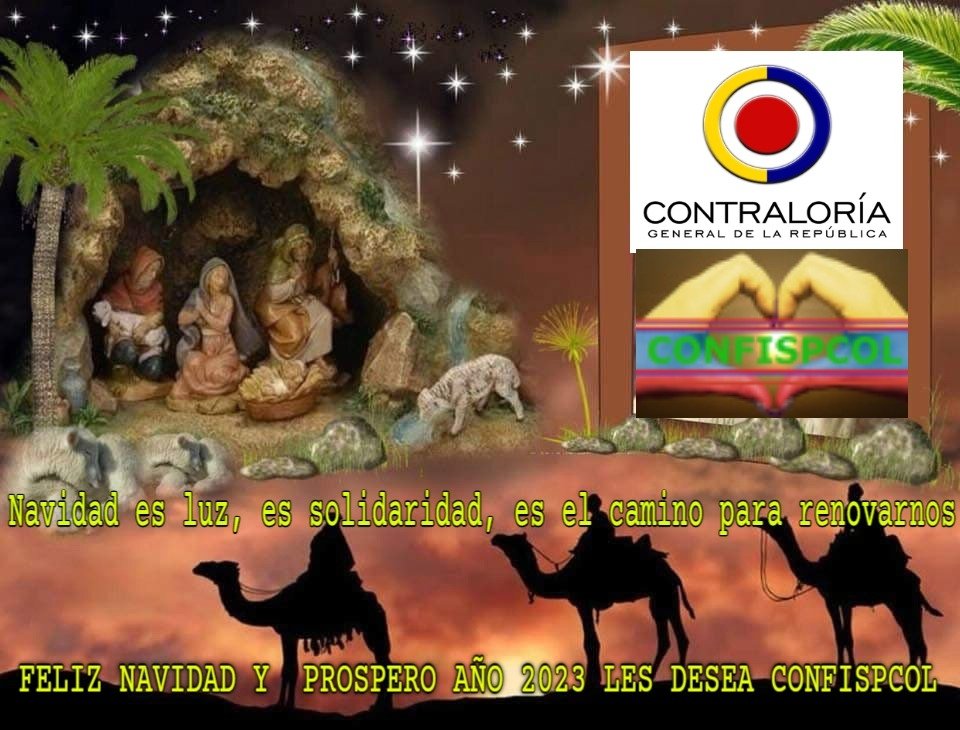 confispcol's tweet photo. #Confispcol sindicato de empresa en @CGR_Colombia #NuevoControlFiscal les desea una Feliz Navidad 🎅🎄⛄ y Venturoso Año Nuevo 2023 🥳🥳🥳
#CentenarioCGR2023 con resultados, mérito, inclusión y oportunidades @CarlosHernanR1 @juankzumo @zuluagapardo @LuciaEBaena
#FelicesFiestas https://t.co/hXyfxndsiL