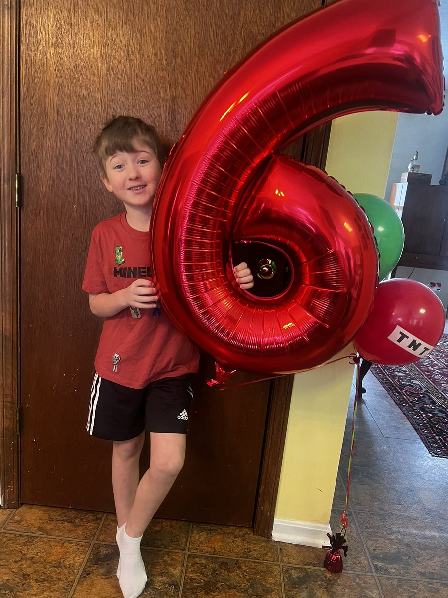 allyy_op's tweet photo. Happy SIXTH birthday to my not-so-little baby boy! Oliver is Minecraft &amp; Roblox obsessed, he’s a sight word champion, and is now able to read and write full sentences! He’s doing SO well in kindergarten, it amazes us! I hope 6 is the best year yet, O! I love you! 💙 https://t.co/6RHmaXFG6g