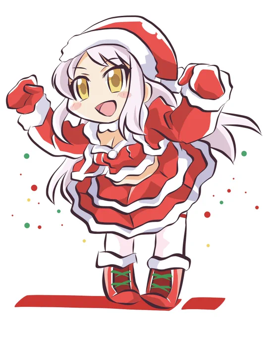 勢いで描いた去年のイヴちゃん #イヴ・サンタクロース #イヴ・サンタクロース生誕祭2022 #イヴ・サンタクロース誕生祭2022 