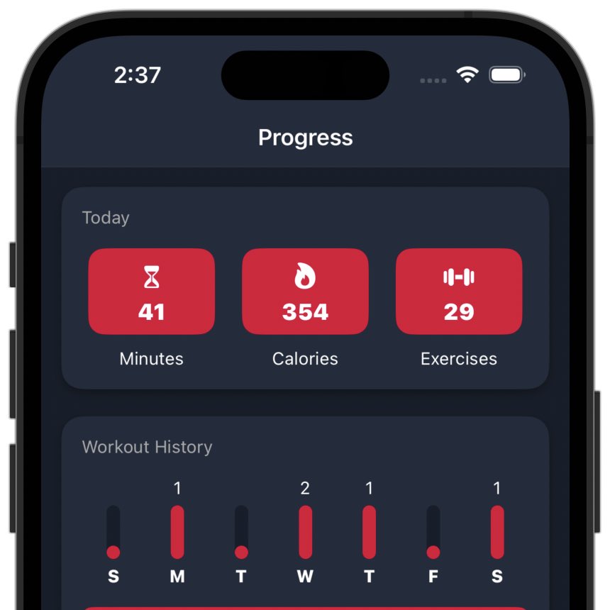 martinlasek's tweet photo. Released a new version today with a new premium feature showing:

⏳ Workout time
🔥 Calorie burn
🏋🏻 Exercise count

Probably my favorite feature of the app now 😊

Here’s a link to the app if you want to have a look
https://t.co/o4OrNByCCo

#buildinpublic https://t.co/m0uEROGxtw