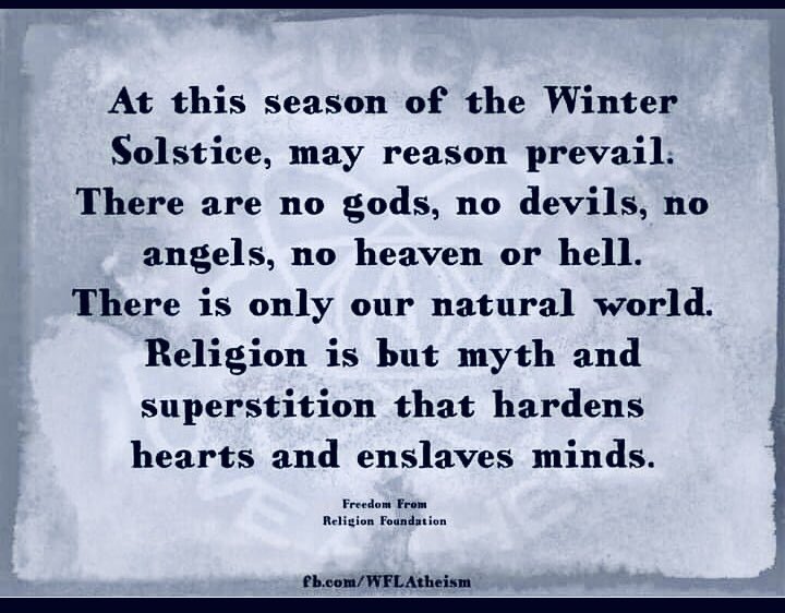 divorcereligion's tweet photo. #Nullifidian #Humanist #Solstice https://t.co/oODA6UBRjq