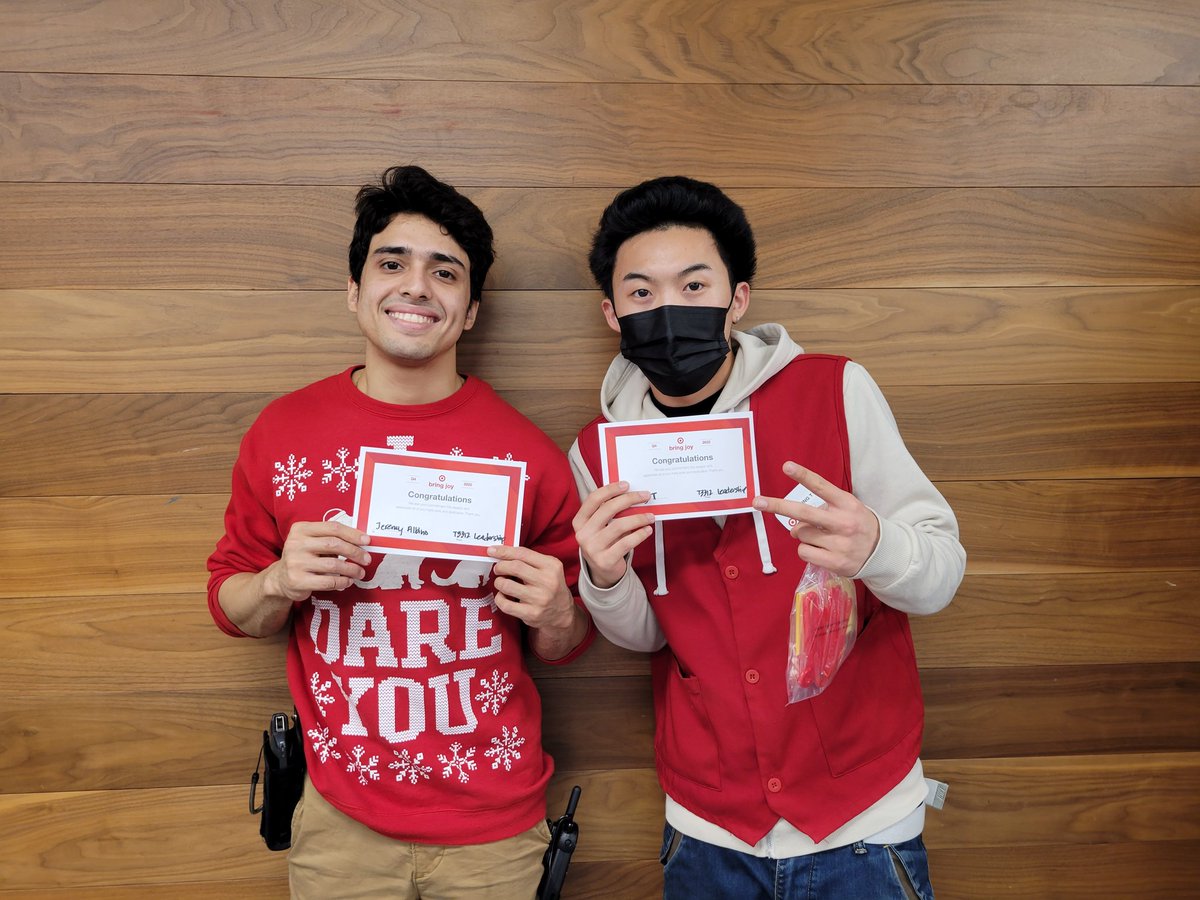 Thank you Young and Jeremy for your commitment this season and for helping families discover joy! @EvanPraster <a href="/Billy_Valente_/">Billy Valente</a>