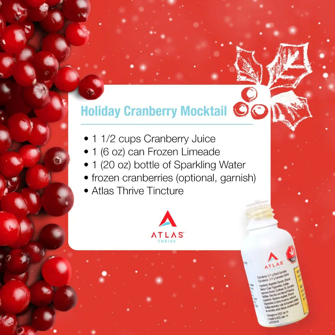 _AtlasGlobal's tweet photo. A quick and easy mocktail recipe to try this weekend 🎄 https://t.co/eSEizrWCqI