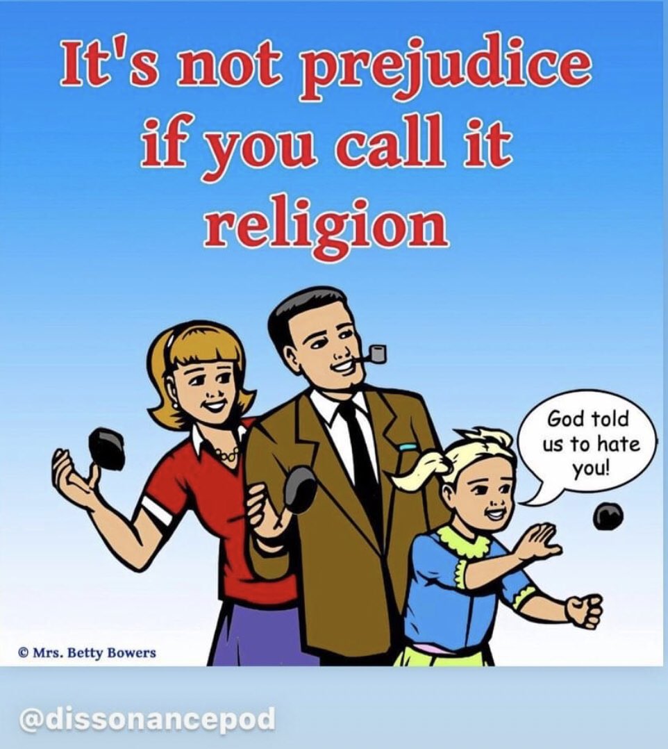 If your religion discourages equality and freedom & promotes violence and slavery, it’s time to see it for what it really is:
#WhiteChristianNationalism #racism #ReligiousTrauma